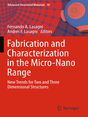 cover image of Fabrication and Characterization in the Micro-Nano Range